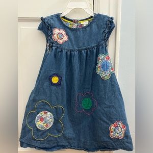 EUC Mini Boden Dress With Embroidery
